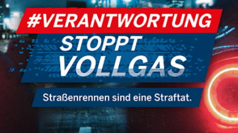 Das Logo der Veranstaltungsreihe "Verantwortung stoppt Vollgas"